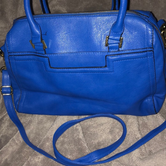 Cobalt blue leather purse - Picture 1 of 2
